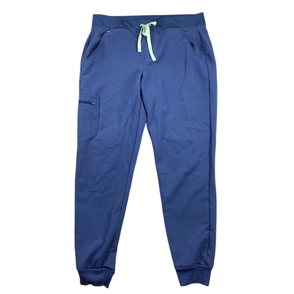 FIGS Blue Zamora Jogger Scrub Pants SizeM EUC Technical Collection
